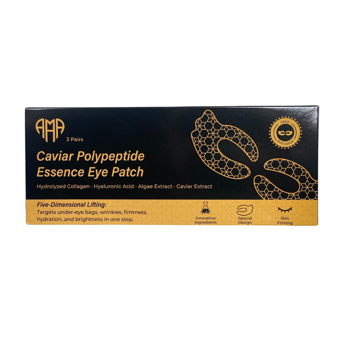 Caviar polipéptido Essence Eye Patch: colágeno intensivo y cuidado de hidratación (3 PC)