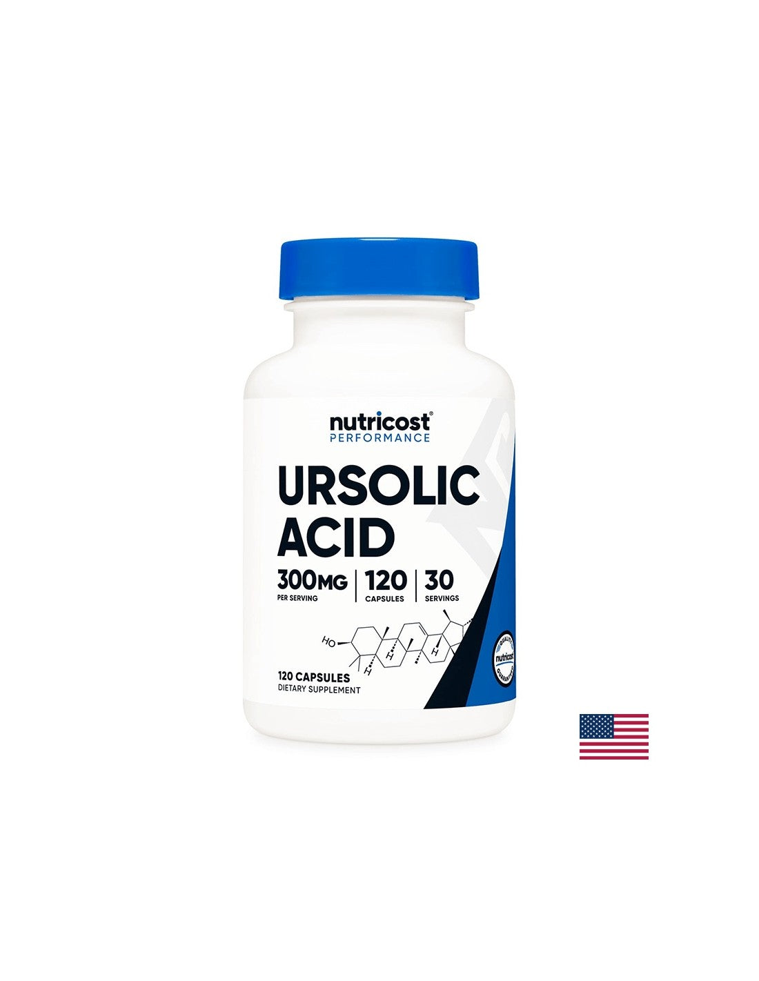 Muscle function - Ursolic acid (Ursolic Acid), 120 capsules Nutricost