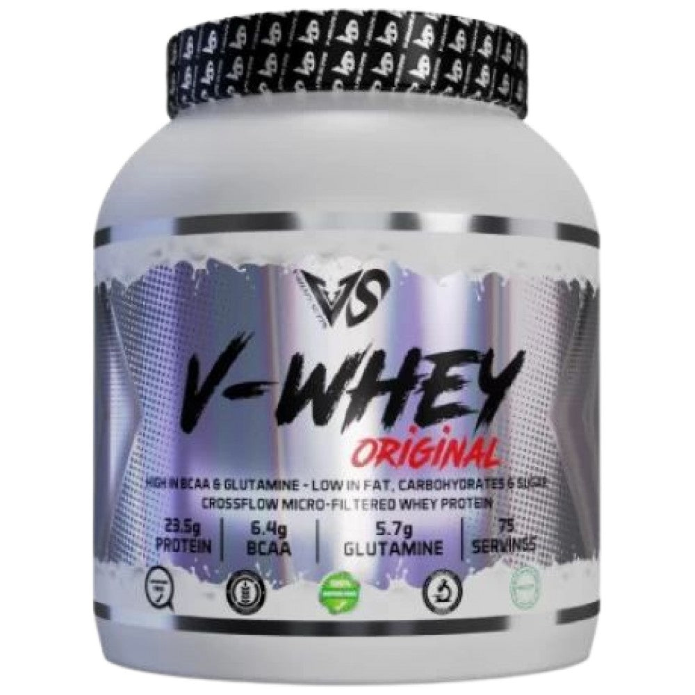 V-Whey originalus | Aukštas BCAA ir glutaminas - 2250 gramų