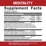 Mentality | Energy and Focus Nootropic 60 capsules