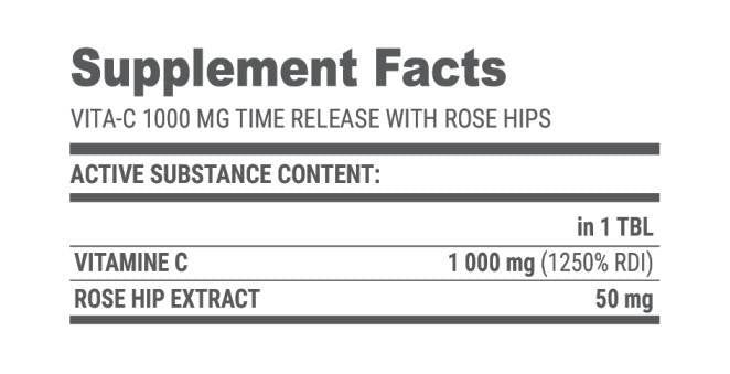 Vita -C Time Release 1000 - 100 tabletů