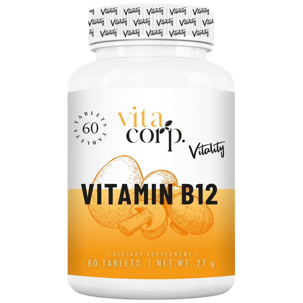 Vitamin B12 Cyanocobalamin 12.5 mcg - 60 tablets