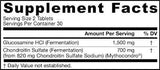 Cordroitina vegana + glucosamina 60 tabletas