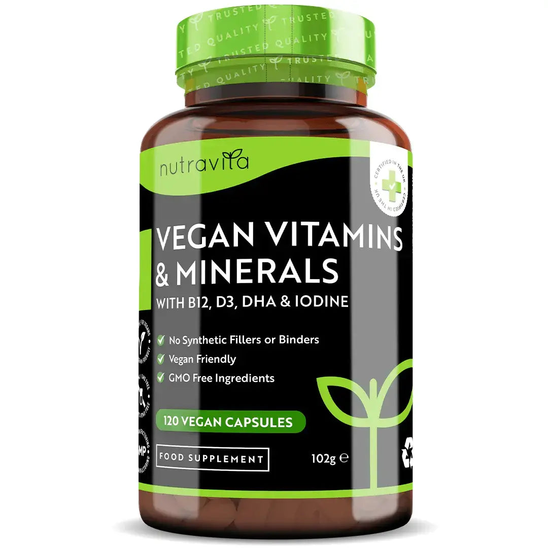 Vegan Essential Multivitamin /120 capsules, 120 days/ Nutravita