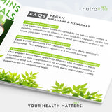 Vegan Essential Multivitamin /120 capsules, 120 days/ Nutravita