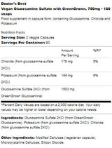 Vegan Glukosamine sulfate 750 mg | Mat Greemwn - 180 Kapselen