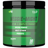 Veggie-Might | 3 v 1 kompletní vzorec ~ Greens & Multi Vitamin & Probiotic - 180 gramů