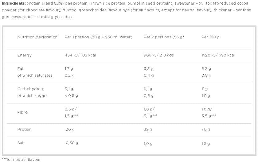 Veggie Protein Complex / Vegan - 500 gramů
