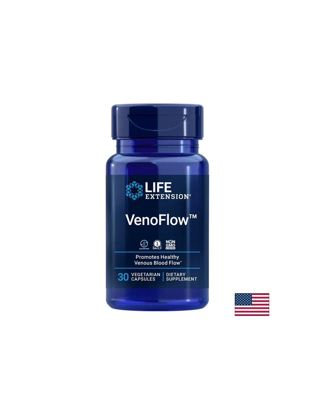 Krevní cévy - Venoflow ™ Pycnogenol + Nattokinase, 30 tobolek