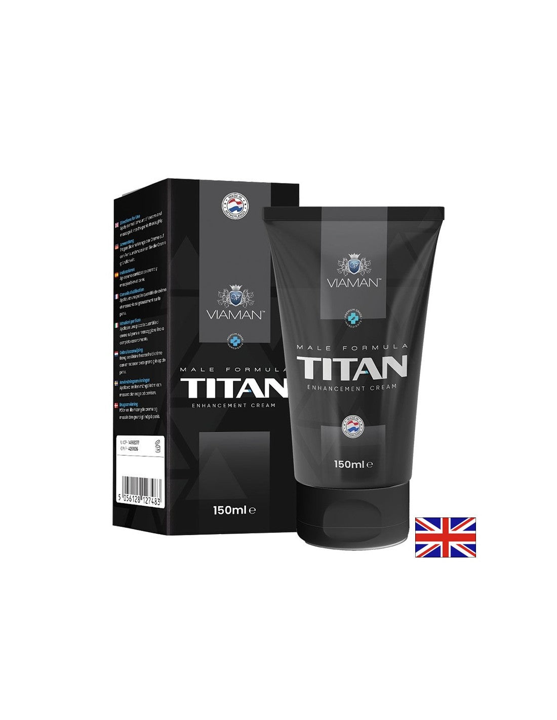 Crema de erección de ViaMan ™, 150 ml