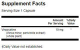 Vinpocetine 10 mg - 90 capsules