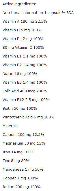 Vita-Min Plus Mama 30 Caps. OLIMPO