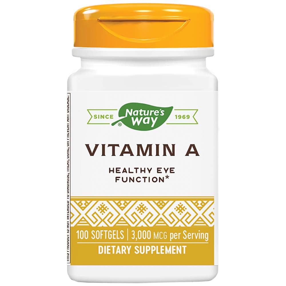 Vitamina A 10,000 UI - 100 Cápsulas