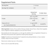 Witamina B-12 1000 mcg | z kwasem foliowym - 250 podjęzykowych tabletek