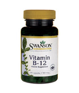 Vitamina B -12 500 MCG - 100 Cápsulas