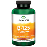 Vitamino B -125 kompleksas - Aukštos potencijos 250 kapsulės