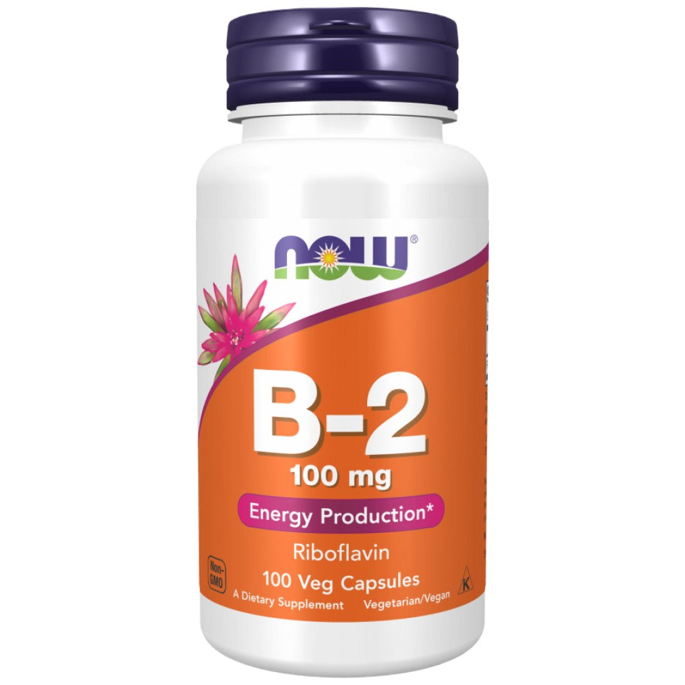 Vitamin B-2 / Riboflavin 100 mg - 100 capsules
