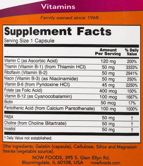 Vitamine B-50 [100 capsules, 100 doses]