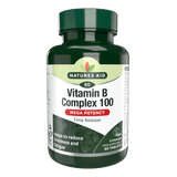Vitamin B Complex (Vitamin B Complex 100) 60 tablets with slow release NaturesAid