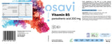 Vitamin B5 | Pantothenic Acid 200 mg - 180 capsules