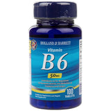 Vitamin B6 / Pyridoxine 50 mg - 100 Tablets