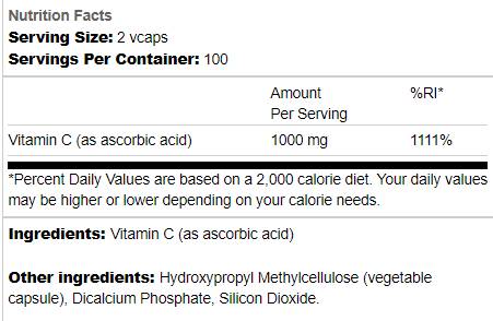 Vitamin c Kapselen - 200 Kapselen
