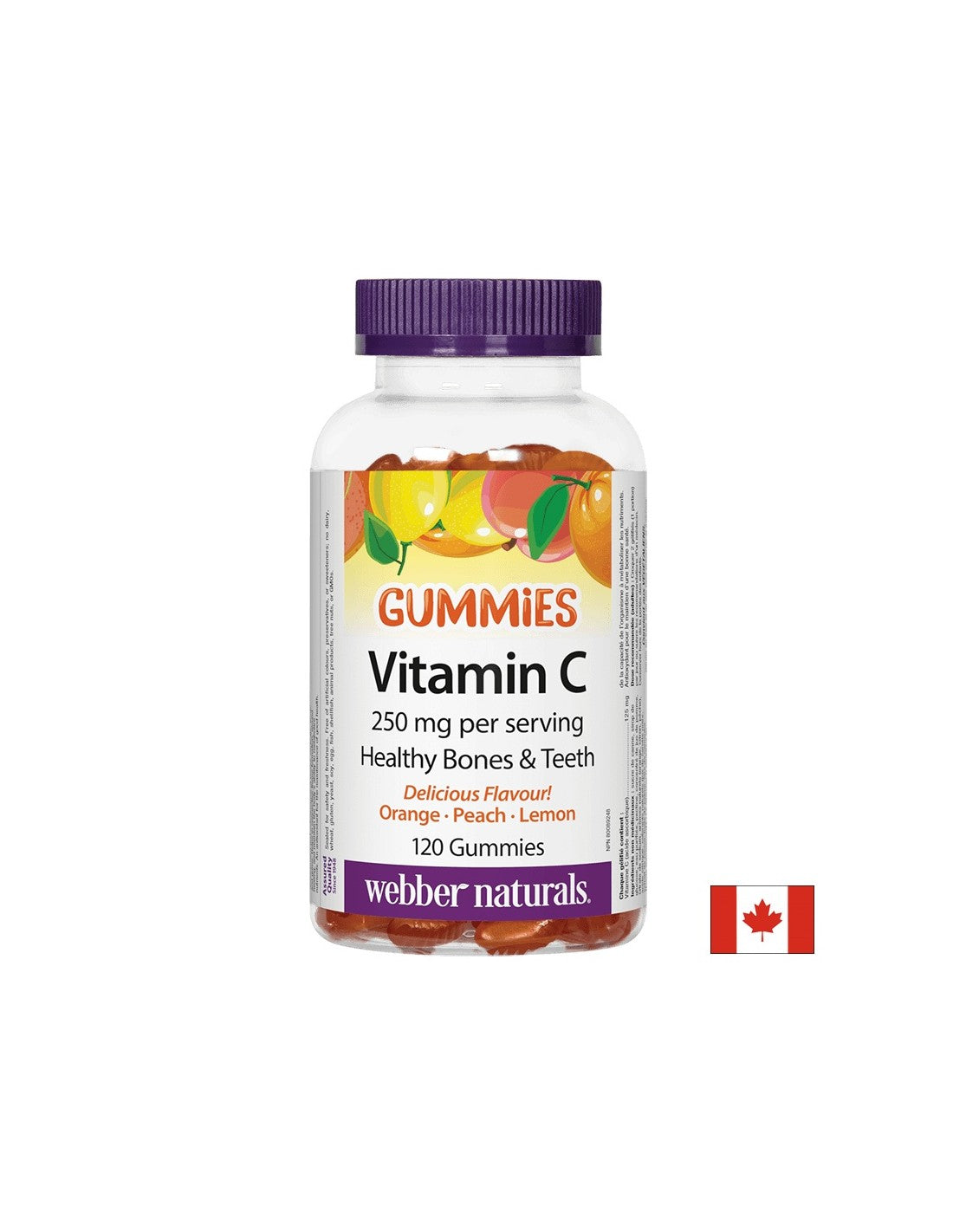 Gummies Vitamin C - vitamín C gumové 125 mg, 120 želé tablety
