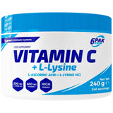 Vitamino C + L -llysino milteliai - 240 gramų