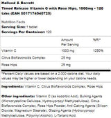 Vitamin C Timed Release 1000 mg | With Rose Hips - 120 Tablets