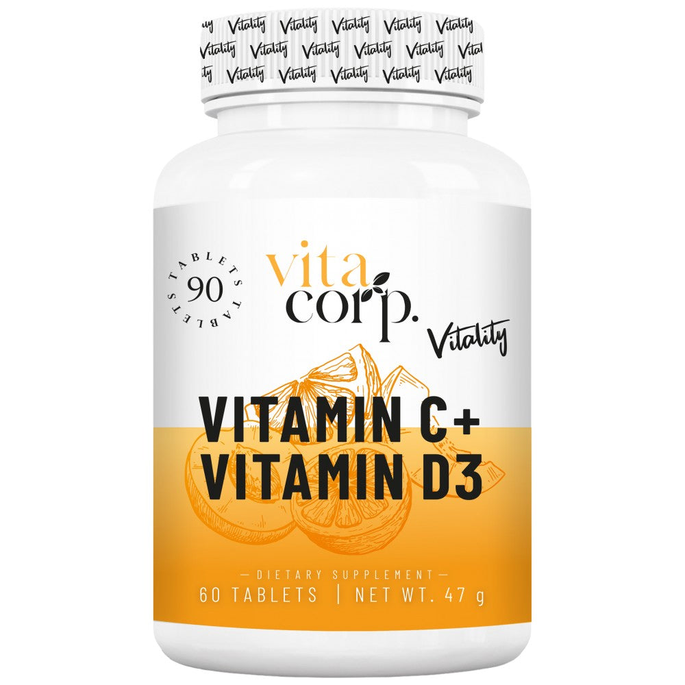 Witamina C + witalia witaminy D - 90 tabletek