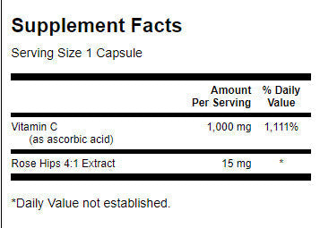 Vitamin c mat Rose Hips 1000 mg - 30 Kapselen