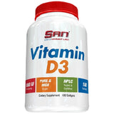 Vitamin D3 1000 IU - 180 Gel capsules