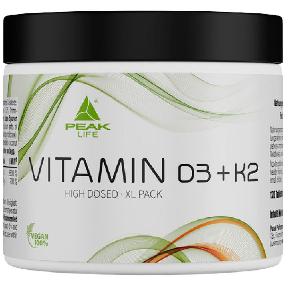 Witamina D3 + K2 120 tabletek