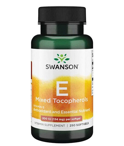 Vitaminas E 200 TV - sumaišyti tokoferoliai - 250 kapsulės