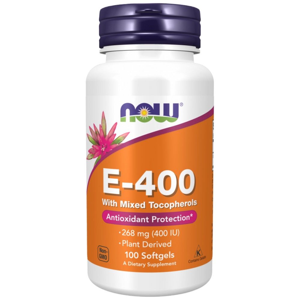 Vitamin E-400 IU D-Alpha - 100 Gel capsules