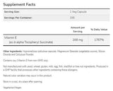 Vitamina E-400 D-alfa tocopheryl | Vegetarian Dry - 100 cápsulas