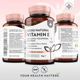 Natural Vitamin E 400I 90 WCAPS