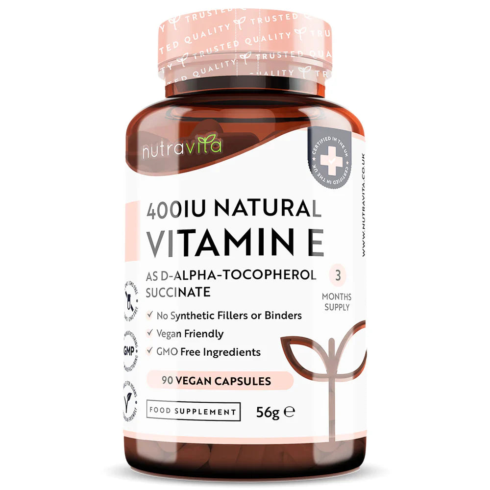 Natural Vitamin E 400I 90 WCAPS