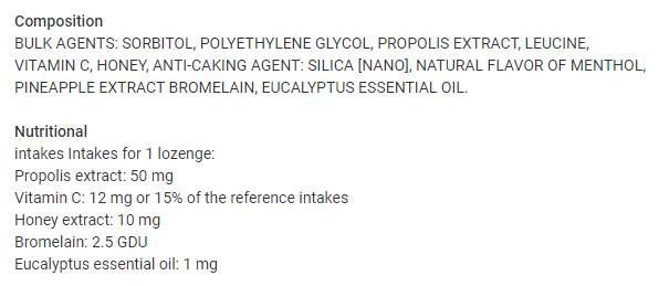 Vitaprolis® | Throat Lozenges with Propolis 20 Candies