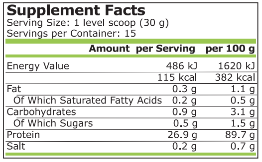 <tc>Pure Nutrition</tc> - AISLADO DE SUERO - 454 G