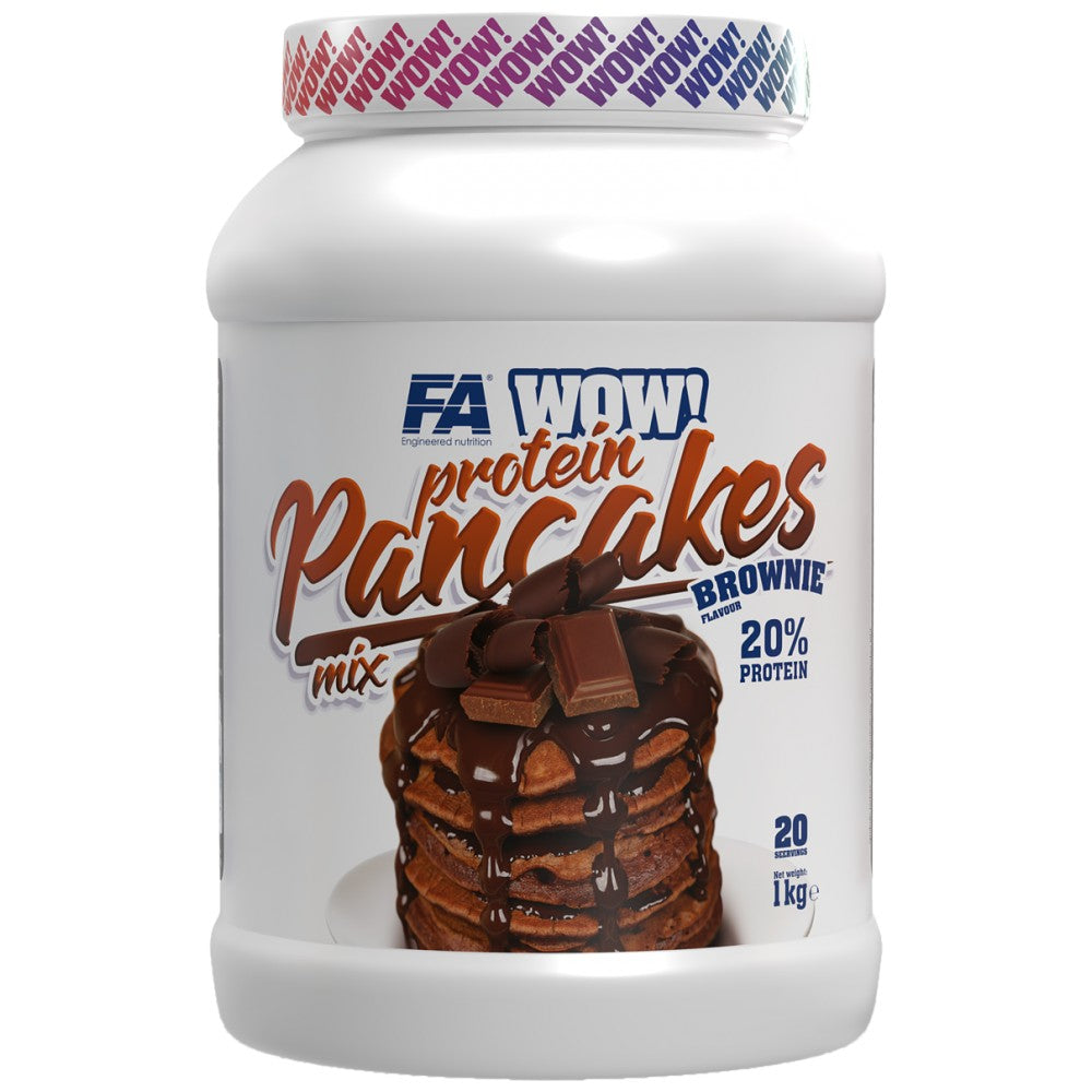 Wow! Protein Pancakes | 20% Protein - keen Zocker bäigefüügt - 1000 Gramm