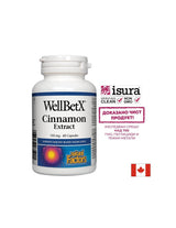 Extracto de canela de Wellbetx® 150 mg - 60 cápsulas