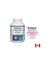 WellBetX® Complete Diabetic/ Multivitamins for diabetics x 120 tablets Natural Factors