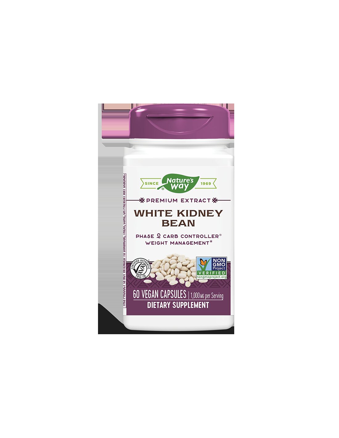 White Kidney Bean 500 mg x 60 capsules Nature's Way