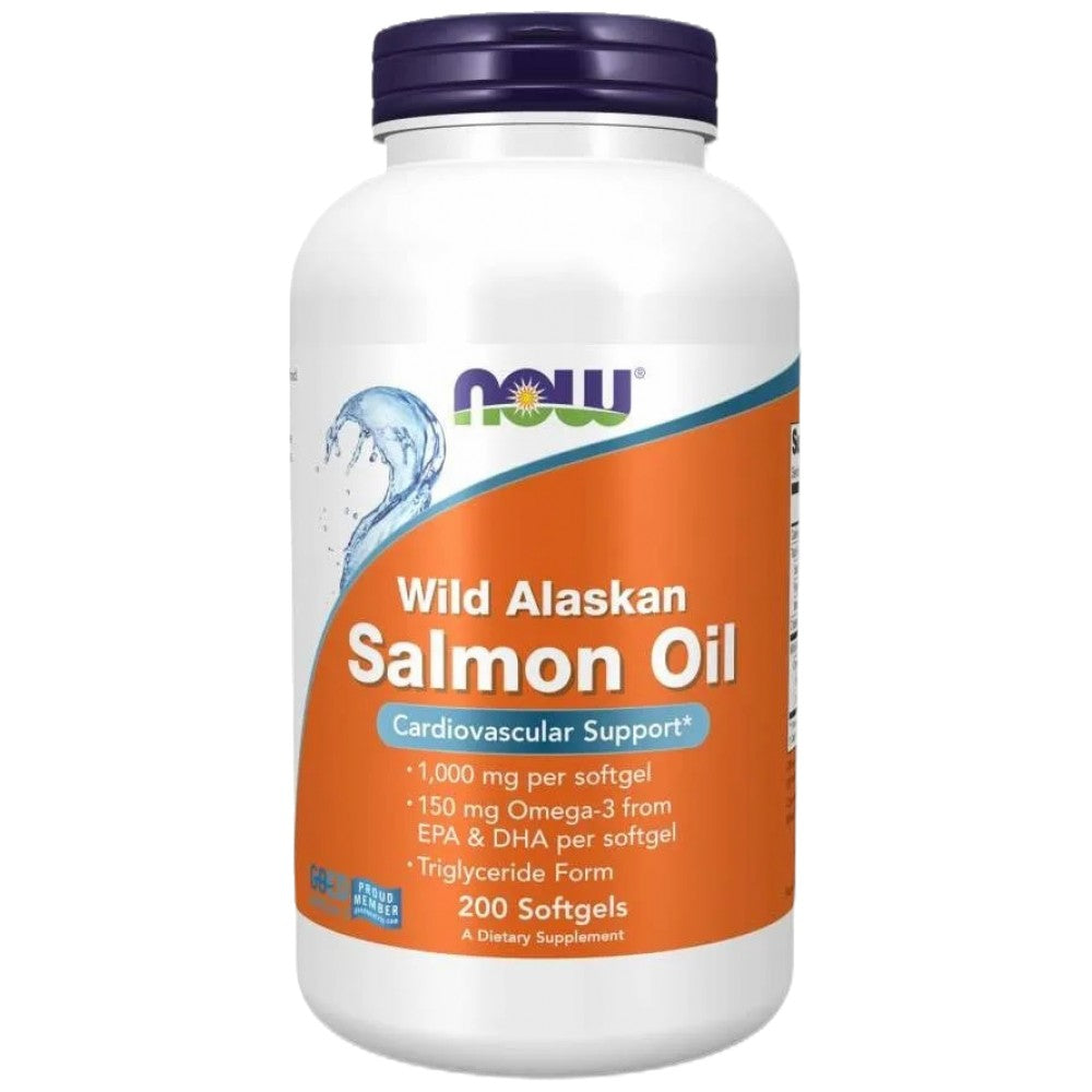 Wild Alaskan Salmon Oil - 200 Softgels