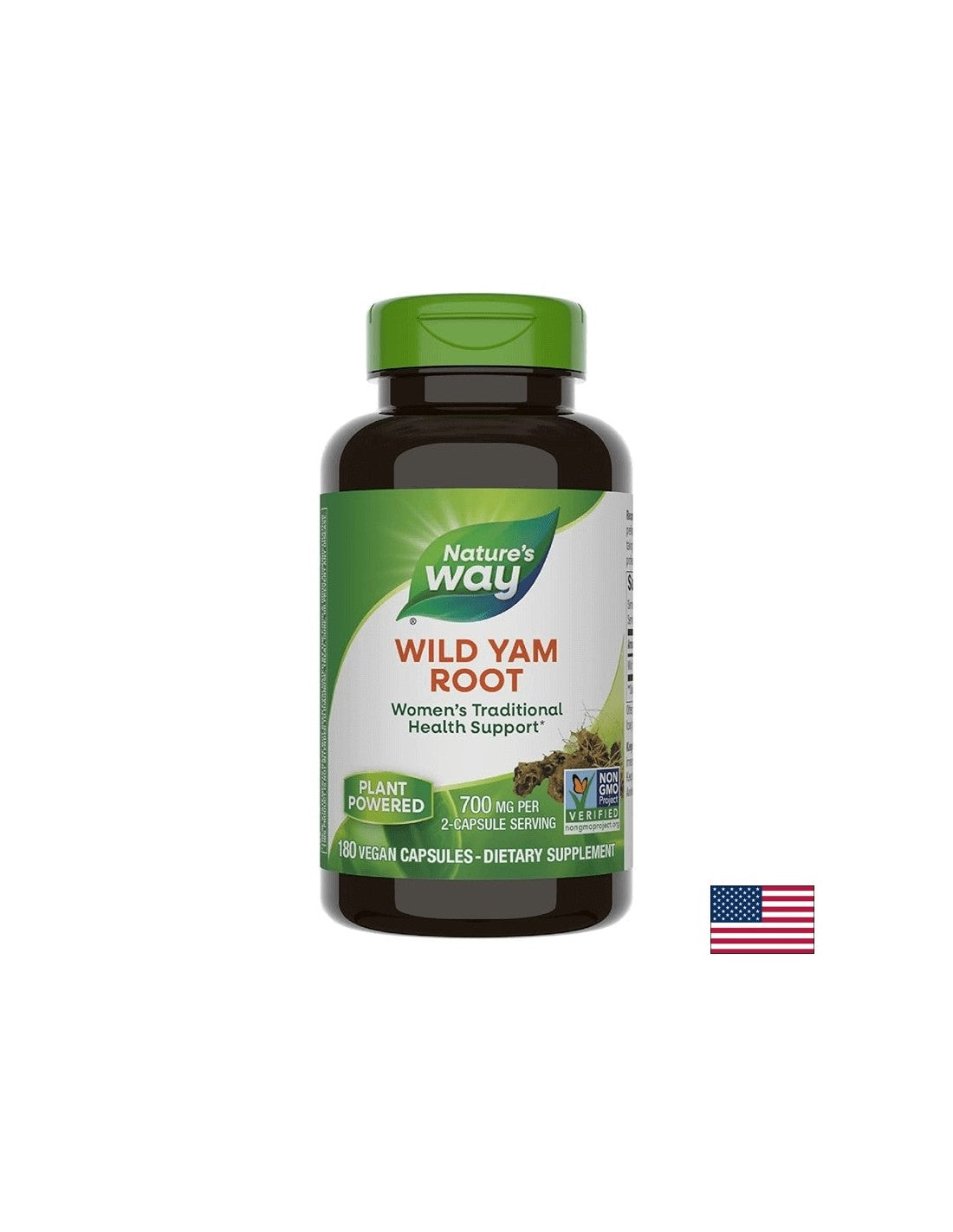 Wild Yam Root 425 mg - 180 capsules