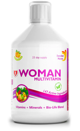 Fraen Multivitaminnen fir Fraen mat Kollongen 1497 mg - 147 Active Zutaten / 500 ml /