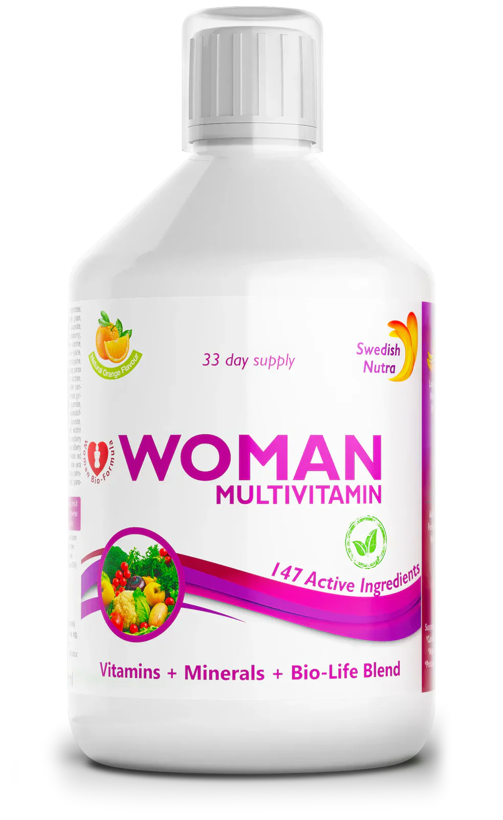 Fraen Multivitaminnen fir Fraen mat Kollongen 1497 mg - 147 Active Zutaten / 500 ml /