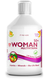 Fraen 50+ Multivitaminins fir Fraen mat Kollagen 1497 mg - 149 Active Zutaten / 500 ml /
