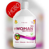 Fraen 50+ Multivitaminins fir Fraen mat Kollagen 1497 mg - 149 Active Zutaten / 500 ml /